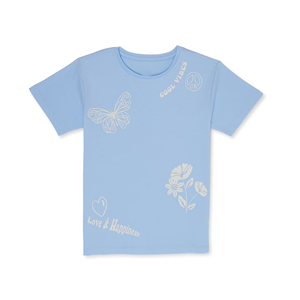 Camisetas Casuales Estampadas para Niñas, Temporada de Verano, Diseño Personalizado, Cuello Redondo, 100% Algodón, Ecológicas y Transpirables - Product Image 2