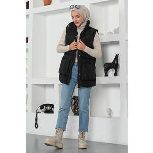 Gilet matelassé à fermeture éclair pour l'extérieur et de type trench - Product Image 4