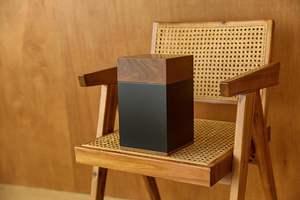 โกศไม้สําหรับการเผาศพของมนุษย์ โกศไม้เนื้อแข็งทําด้วยมือพร้อมถุงเก็บสําหรับผู้ใหญ่ โกศเถ้ามนุษย์ตกแต่ง - Product Image 4