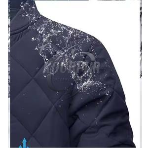 2025 alta calidad personalizada Chenille parches diseño Stand Collar hombres College Letterman chaqueta - Product Image 4