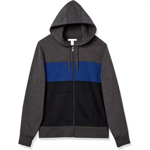 OEM personalizado Logo Plain Oversized Basics hombres sudaderas con capucha sudadera canguro bolsillos 100% algodón contraste sudaderas 380GSM - Product Image 6