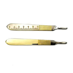 SCALPEL <b>Surgical</b> Knife Handle Manual Power Source Stainless Steel and Metal Fits <b>Blades</b>-High Quality Knife Handle - Product Image 3