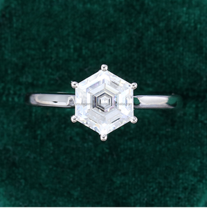 1 anillo de compromiso solitario de diamante de 3 quilates Ajuste de canal chapado en oro IGI certificado regalos de aniversario de boda - Product Image 3