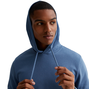 Sudadera con capucha de lana de manga larga de invierno de primera calidad para hombre, bordado de tamaño personalizado cuello con capucha, servicio OEM estampado liso teñido - Product Image 3