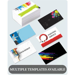 Tarjetas de Visita de Cartón Impermeables de 3.5" X 2" con Impresión Personalizada, Superficie en Relieve, Color y Diseño Personalizados - Venta al por Mayor - Product Image 3