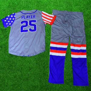 Pantalon de baseball imprimé de logo de conception personnalisée en gros Short de grande taille respirant 100% polyester Offre Spéciale nouveau prix d'usine - Product Image 4