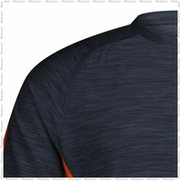 T-shirt décontracté à la mode en coton biologique de haute qualité pour hommes, blancs, coupe oversize, imprimés, tricotés, devant uni, vêtements