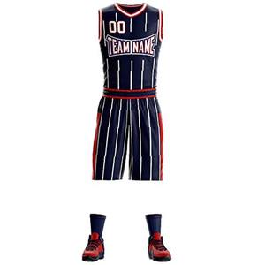 Personaliza tus Propios Uniformes de Baloncesto, Conjunto de Uniforme de Baloncesto Reversible para Ropa Deportiva - Product Image 4