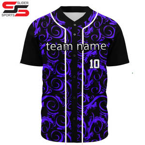 Uniforme de Béisbol Bordado Personalizado al por Mayor para Hombres, Niños y Mujeres, con Logotipo, Nombre y Número Cosidos, para los 30 Equipos, Jersey de Béisbol de Poliéster - Product Image 4