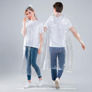 Impermeable Infantil de Nailon Transparente con Dibujos Animados, Impermeable Individual, Duradero, Transpirable, Ligero y Plegable, Unisex - Product Image 1