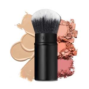 ชุดแปรงแต่งหน้าแบบวีแกนหรูหราระดับมืออาชีพด้ามจับขนแพะติดโลโก้ตามสั่ง - Product Image 6