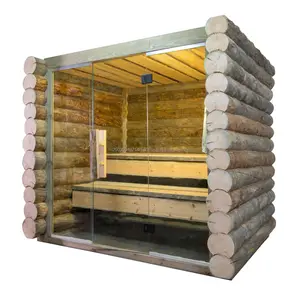 Kelo wood Sauna cabine pour SPA et maison ROVANIEMI moderne naturel écologique durable bois Kelo