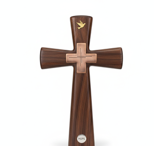 Décoration religieuse chrétienne murale en bois massif de haute qualité, faite à la main, forme personnalisée pour l'intérieur de l'église - Product Image 4