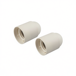 Juego de 2 Portalámparas Blancos E27 PP0483 para Iluminación y Fines Decorativos - Product Image 2