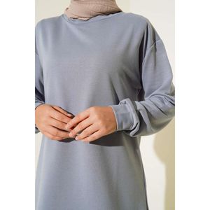 Tunique Emblème Imprimé Texte Gris - Product Image 3