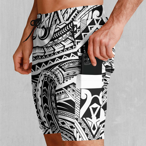 Short de bain homme de haute qualité à sublimation sur mesure Short de bain respirant à imprimé sublimation pour homme - Product Image 3