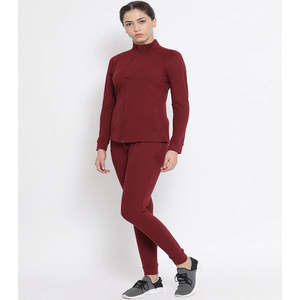 Vêtements d'extérieur d'hiver 2026 Nouveau design Pantalons de jogging décontractés pour femmes Taille mi-haute Couleurs unies Tendance 100% coton OEM - Product Image 3