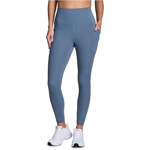 Leggings de Yoga de Cintura Alta con Cordón Ajustable, Sólidos, de Alta Calidad, Transpirables, Sin Costuras, Ligeros, para Ejercicio Físico, para Mujer - Product Image 6
