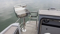 Bateau ponton en aluminium stable approuvé CE pour la pêche sportive lac Yacht aventures aviron bateau de sport gonflable prix d'usine