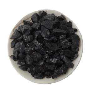 Pietre da giardino in ciottoli neri naturali, levigate come ciottoli neri a specchio, ognuna è un'opera d'arte conferita dalla terra - Product Image 6