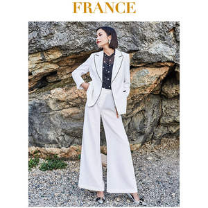 Pantalones Formales de Oficina para Mujer, Estilo Casual, con Decoración de Botones - Product Image 5