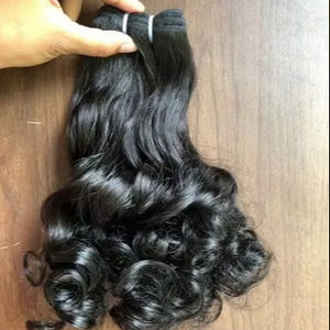 Exportadores indios Venta Textura suave Virgen Crudo Hinchable Rizado Extensiones de cabello humano Precio bajo Alta calidad Proveedor al por mayor - Product Image 6