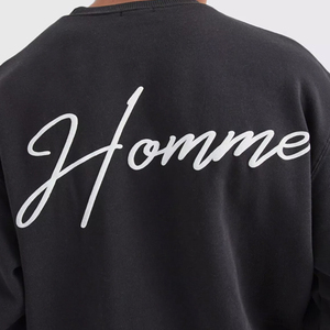 Top Quality Classic Men Streetwear Men's Sweatshirt Casual Solid Color Long Sleeve Spring Sweatshirt Men Basics Cotton <b>Blended</b> - Product Image 6