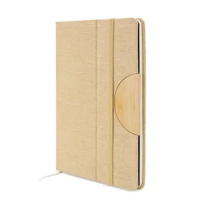 Taccuino A5 in Bambù e RPET Paulonia, Gadget Promozionale Sostenibile - Product Image 1