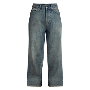 <b>Men</b>’s Modern Baggy <b>Jeans</b> Relaxed Oversized Fit Wide Leg Denim Pants Premium Garment Washed Fabric Casual Streetwear - Product Image 5