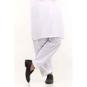 ชุดสาหรี่ขาวพื้นฐานสไตล์ปากีสถาน ชุดอินเดียแบบอานาร์กาลี ผ้าจอร์เจตต์ ตัดเย็บสำเร็จรูป รุ่น SH-CTN23-001 - Product Image 4