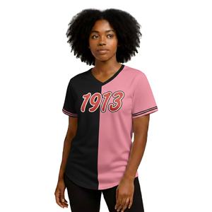 Camisetas Delta Sigma Theta 1913 para Mujer, Ropa Universitaria, Camiseta de Malla de Poliéster, Camisetas con Logotipo Personalizado, Proveedor OEM - Product Image 1