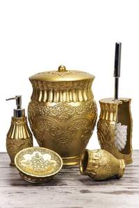 Juego de Baño de Latón, Accesorios Duraderos Diseñados para Ambientes Húmedos con Rendimiento Resistente al Óxido - Product Image 2