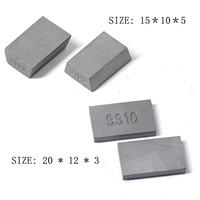 Harga Pabrik YG8 YG11C YG13C SS10 Ujung Karbida Tungsten 15*10*5 untuk Pemotongan Batu