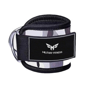 Venta superior Accesorio Glúteos Entrenamiento Levantamiento de pesas Tobilleras Grueso Neopreno Acolchado Culturismo Entrenamiento físico Correas de tobillo - Product Image 4