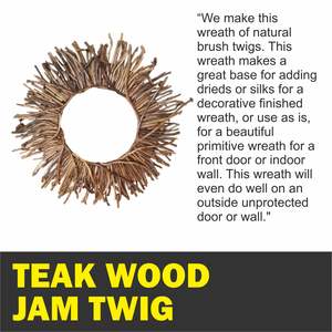 กิ่งไม้สักสำหรับตกแต่งบ้าน - Product Image 3