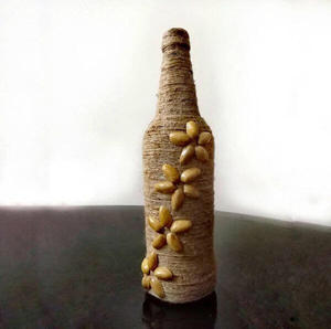 Standard High Selling Quality Jute Wine Bottle Elegant for Home Hotel Decor Usage in Wholesale Cheap Price Jute Bottle - Product Image 4