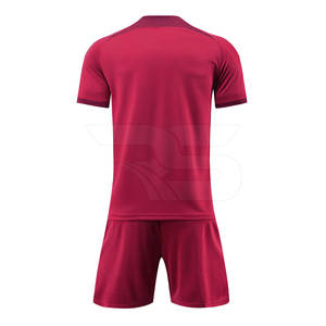 Maillots de football français dernière conception nouveau style uniforme de football uniforme de football de couleur unie de qualité supérieure à vendre - Product Image 2