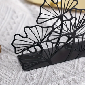 Hot Sale Luxury Napkin Holder Creative Metal Leaf Stainless Steel Kitchen <b>Car</b> Home Table <b>Decoration</b> Available Low Price - Product Image 3