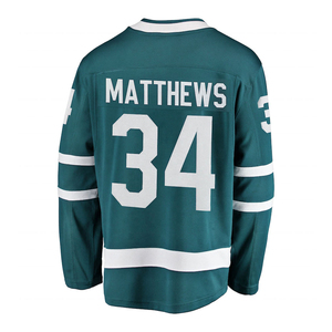 Maillots de hockey sur glace cousus pour toutes les équipes américaines Numéro de nom personnel personnalisé Conception de logo Conception libre Stock OEM 100% Polyester - Product Image 5