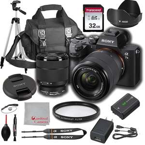 OFFRE Appareil photo hybride plein format Alpha A7 III (ILCEM3K-B) avec objectif interchangeable 28-70 mm et écran LCD de 3 pouces, nouveau stock - Product Image 1