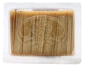 Palillos de Dientes en Blister, Palillos de Dientes Naturales de Madera Redondos con Puntas Estrechas, Protegen Tus Dientes - Product Image 1