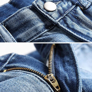 <b>Men's</b> Comfortable Summer Casual Denim <b>Shorts</b> Solid Pattern Button up <b>with</b> <b>Pocket</b> Plain Dyed Fitted Design - Product Image 3