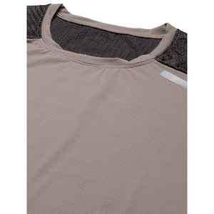 T-shirt de sport personnalisé en polyester et élasthanne pour la salle de sport, course à pied, séchage rapide, musculation, vêtements sans couture, t-shirt pour homme - Product Image 5