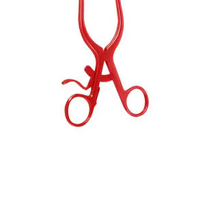 Retractor Adson de Alta Calidad de 320 mm en Rojo, Instrumento Quirúrgico Manual Autoestático de Acero Inoxidable para Obstetricia y Ginecología - Product Image 3