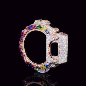 Royal Cryogen DW6900 Custom Mod <b>Watch</b> Iced Out Steel <b>Case</b> Premium Luxury Stainless Steel Upgrade g&shock <b>watch</b> - Product Image 4