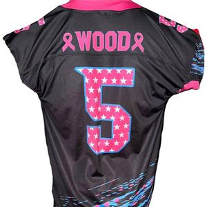 2025 personalizado fútbol americano Jersey pantalón transpirable aparejos sarga bordado corto de talla grande fábrica Pakistán fotos reales - Product Image 1