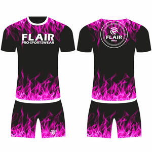 Camiseta de fútbol para niños de diseño retro personalizado, la mejor calidad, 100% poliéster, cómoda, transpirable, Parte delantera corta, conjuntos de nombre OEM nacional - Product Image 2