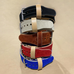 เข็มขัดยกน้ำหนักหนังจระเข้แบบยูนิเซ็กซ์ สำหรับสควอทและเดดลิฟต์  แบบเข็มขัดเดี่ยว ช่วยพยุงหลังและกระชับกล้ามเนื้อ - Product Image 2