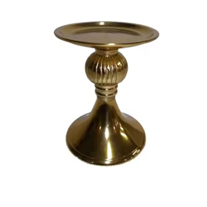 Soporte votivo de forma redonda hecho a mano de Metal de Aluminio acabado en Color plateado para decoración de Navidad vela de nuevo diseño - Product Image 5