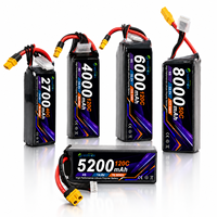 Batterie Lipo pour drone FPV RC, voiture, hélicoptère 3D, avion, Yattox, LOGO personnalisé, 100% LCO, 2S-6S/12S, 1000mAh-12000mAh